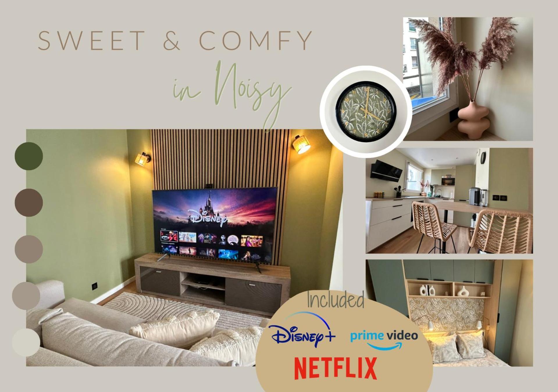 Sweet And Comfy In Hyper City Center With Netflix, Prime And Disney Plus Included Noisy-le-Grand Bagian luar foto